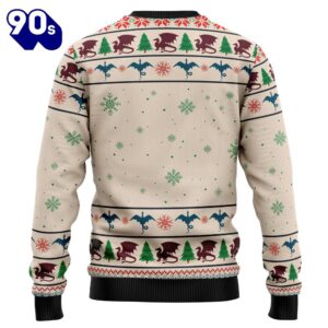 Dragon Tree Ugly Christmas Sweater