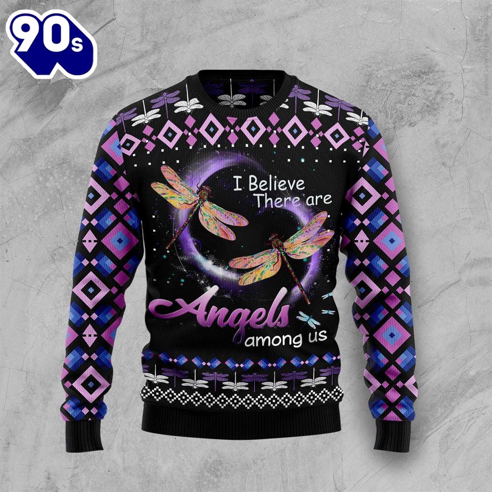 Christmas 2024 Dragonfly Angels Ugly Christmas Sweater Christmas 2024 Dragonfly Angels Ugly Christmas Sweater