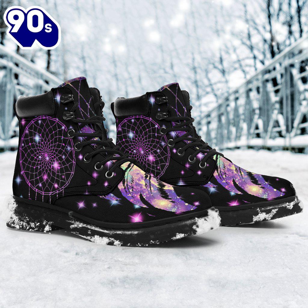 Dream Catcher Leather Boots Shoes Gift Idea Dream Catcher Leather Boots Shoes Gift Idea