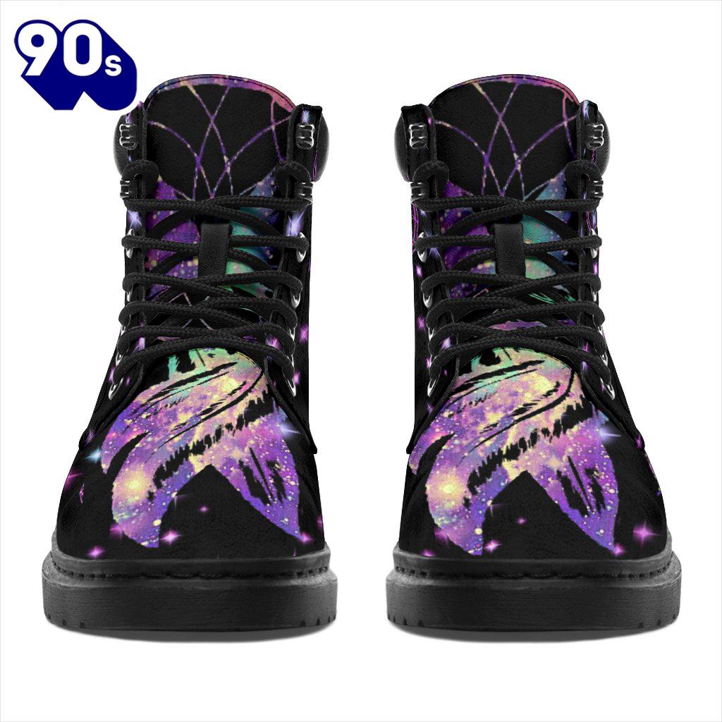Dream Catcher Leather Boots Shoes Gift Idea Dream Catcher Leather Boots Shoes Gift Idea