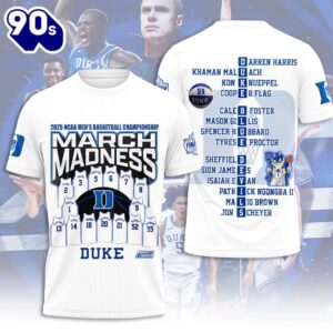 Duke Blue Devils Men’s Basketball 3D Apparel For Man And Women