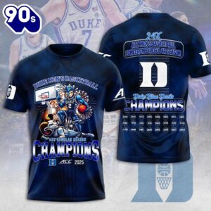 Duke Blue Devils Men’s Basketball 3D Apparel Gift For Fans