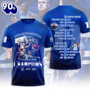 Duke Blue Devils Men’s Basketball 3D Apparel Gift For Fans