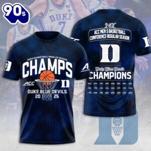 Duke Blue Devils Men’s Basketball 3D Apparel New Trend