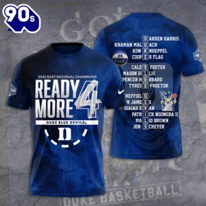 Duke Blue Devils Men’s Basketball 3D Apparel Summer 2025 Shirt