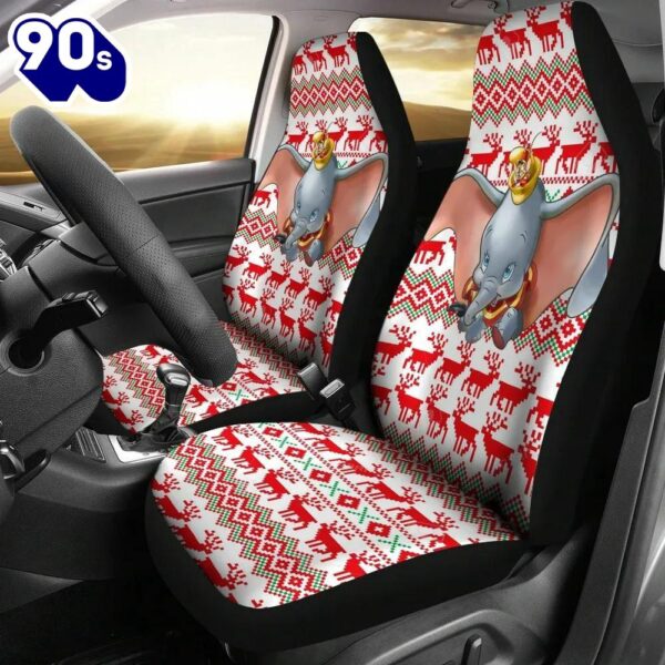 Dumbo Elephant Reindeer Christmas Car Seat Covers  Gift Xmas