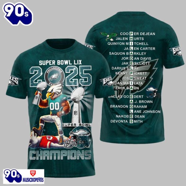 Eagles Super Bowl LIX 2025 Winner Shirt