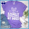 Easily Distracted By Dogs Version 3 T-Shirt Gift Mom