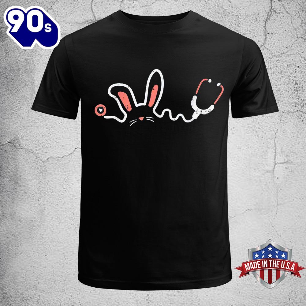 Easter Bunny Stethoscope Nurse Doctor Rabbit Scrub Top Women Shirt, Easter Gifts For Wife Easter Bunny Stethoscope Nurse Doctor Rabbit Scrub Top Women Shirt, Easter Gifts For Wife