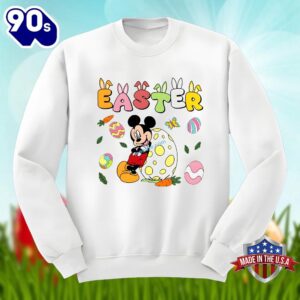 Easter Eggs And Mickey Mouse Youth Shirt 1 Easter Eggs And Mickey Mouse Youth Shirt