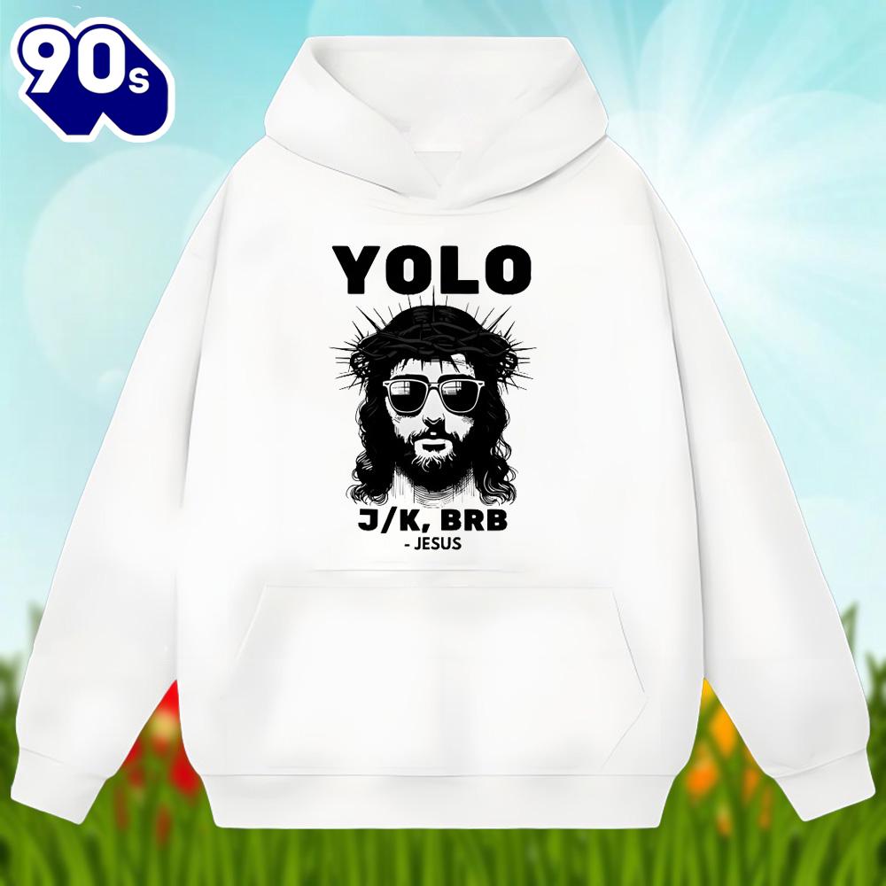 Easter Jesus Yolo Brb Christian Unisex Shirt Easter Jesus Yolo Brb Christian Unisex Shirt