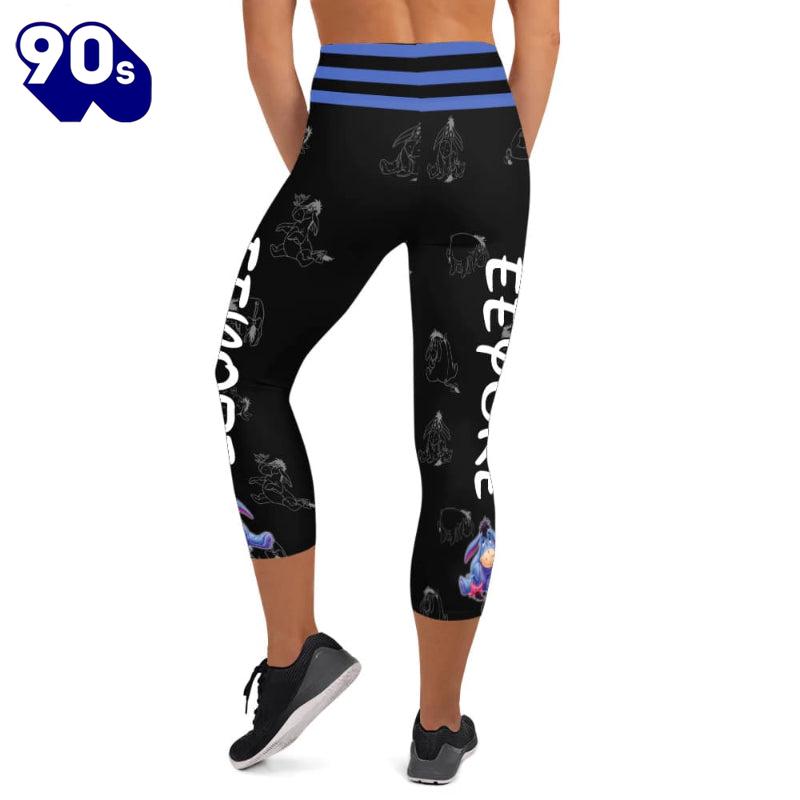 Eeyore Custom Just A Girl Hoodie And Capris Leggings Set Eeyore Custom Just A Girl Hoodie And Capris Leggings Set