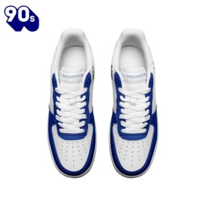 El Salvador Flag Air Force Shoes Custom Country 1 El Salvador Flag Air Force Shoes Custom Country