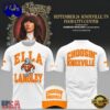 Ella Langley x Tennessee Volunteers Choosin Knoxville The Dandelion Tour 2026 White T Shirt, Viral 3D Music Tee