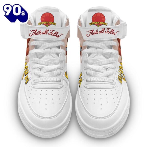 Elmer Fudd High Top Air Force Shoes Custom Looney Tunes Sneakers