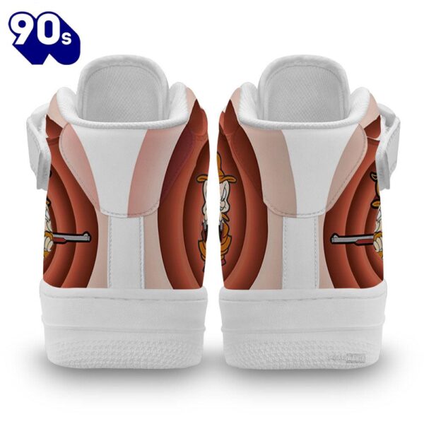 Elmer Fudd High Top Air Force Shoes Custom Looney Tunes Sneakers