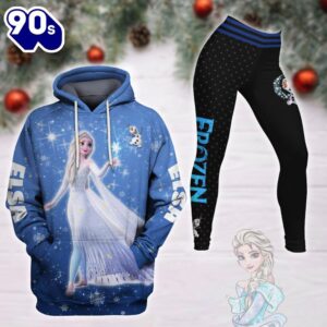 Elsa Princess Castle Glitter Activewear…
