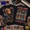 Elton John Is My Jam Greatest Hits Front and Back T Shirt, Viral 3D Music Tee