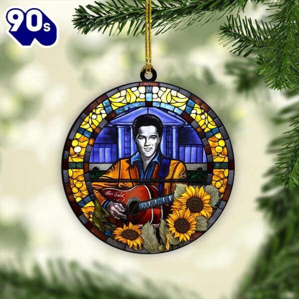Elvis Christmas Album Ornament Gift Xmas