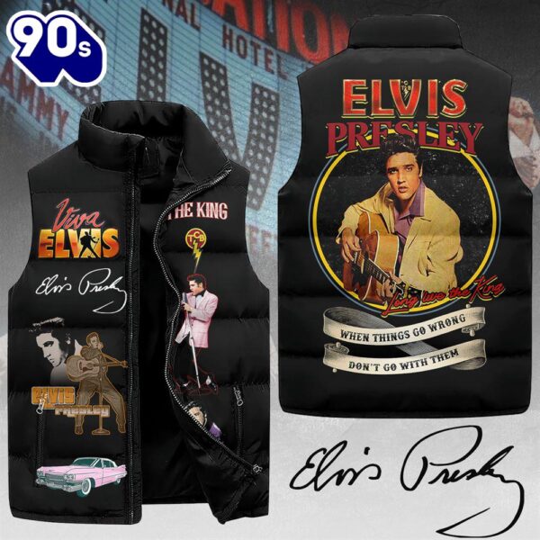 Elvis Presley 2D Sleeveless Jacket – Music Sleeveless Down Jacket
