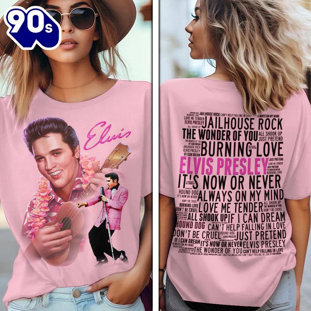 Elvis Presley 3D Apparel New 2025 T-shirt Rock Music 3D Shirt Elvis Presley 3D Apparel New 2025 T-shirt Rock Music 3D Shirt