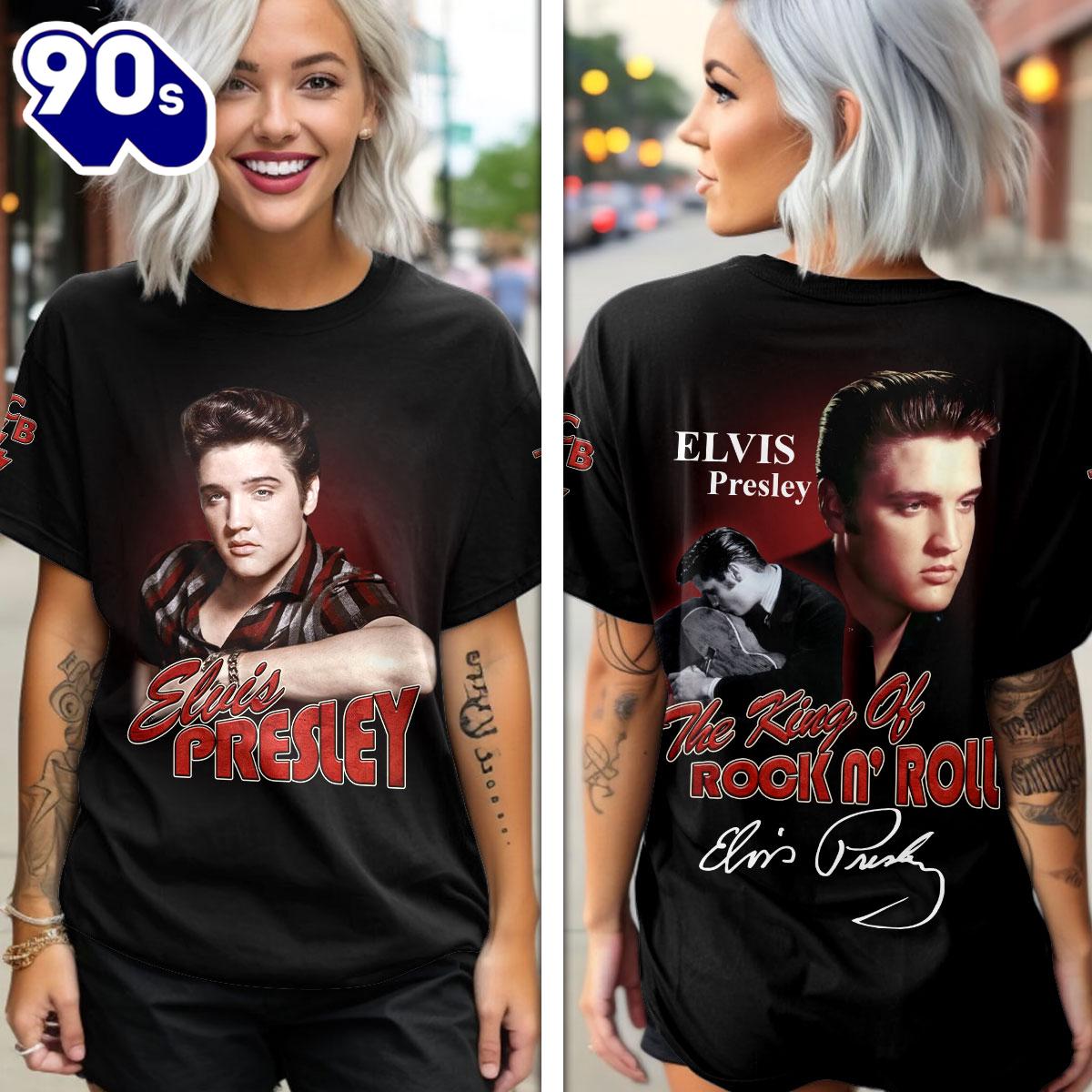 Elvis Presley 3D Apparel Summer 2025 Shirts Rock Music 3D Shirt Elvis Presley 3D Apparel Summer 2025 Shirts Rock Music 3D Shirt