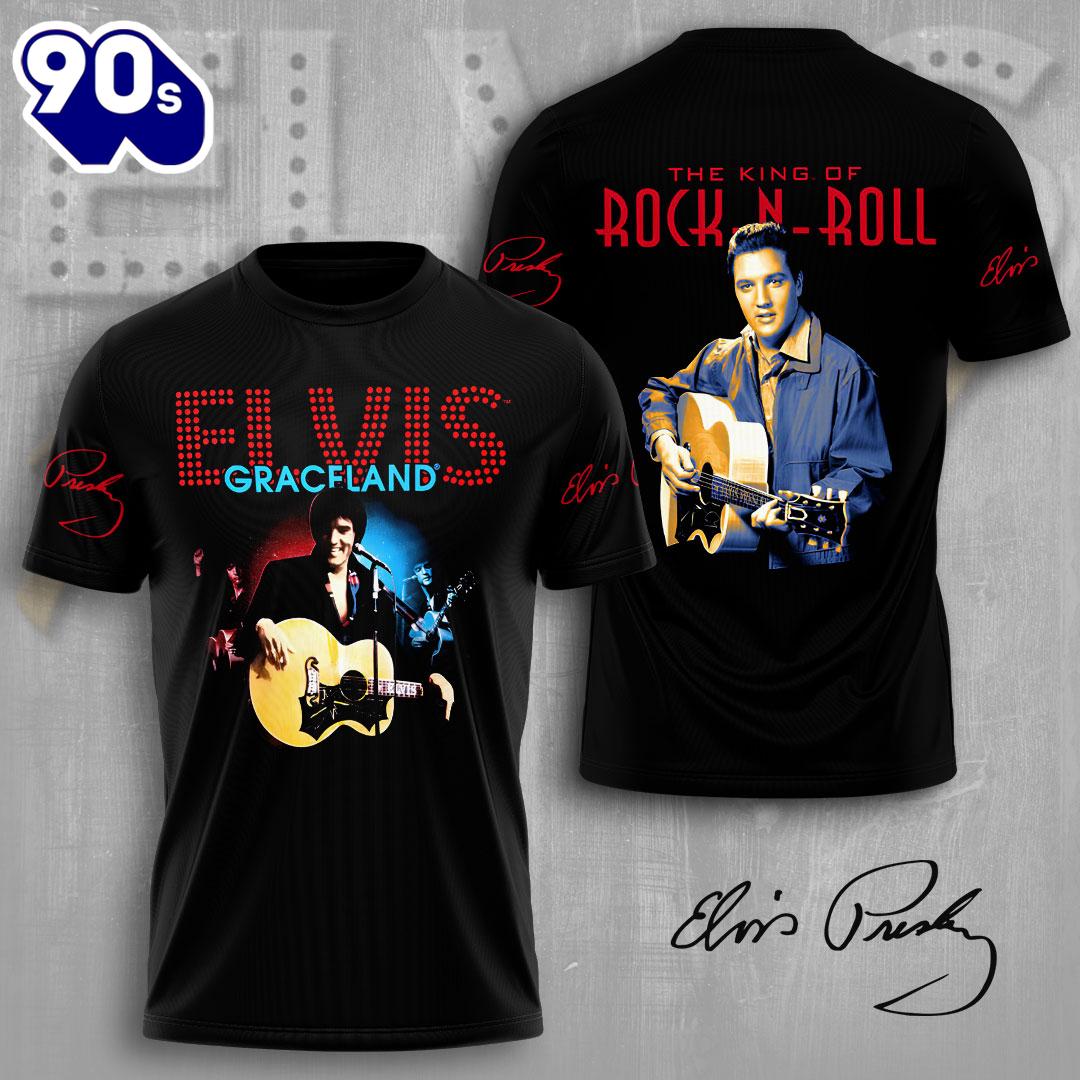 Elvis Presley 3D Apparel  T-shirt Tee Rock Music 3D Shirt Elvis Presley 3D Apparel  T-shirt Tee Rock Music 3D Shirt