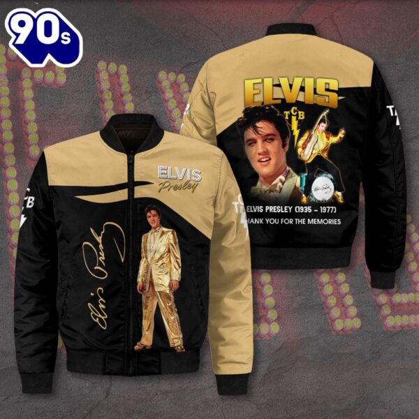 Elvis Presley 3D Bomber Jacket Gift Christmas  For Fans