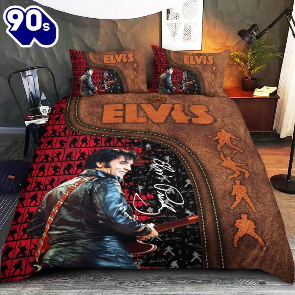 Elvis Presley 3D Rock Quilt Cover Set Bedding Set Decor Home