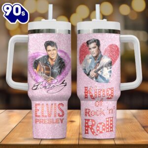 Elvis Presley 40oz Stanley Tumbler