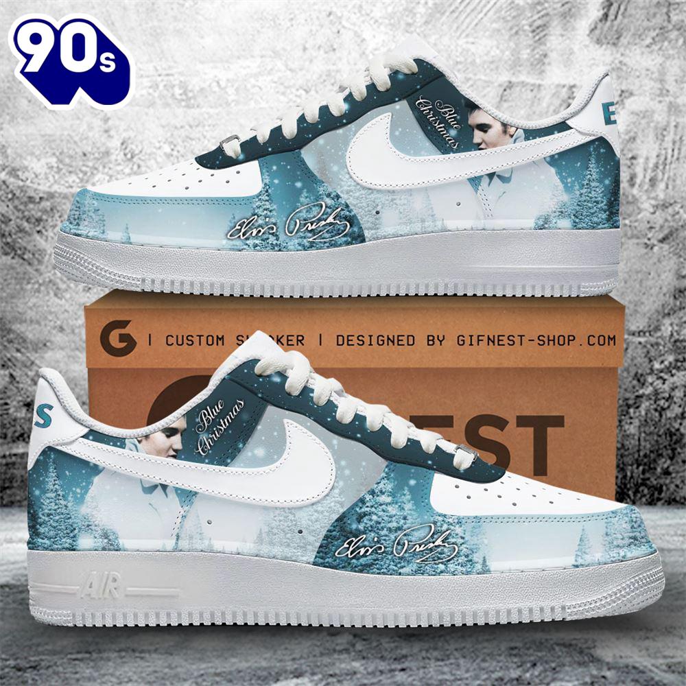 Elvis Presley Air Force 1 Sneaker Gift For Christmas New Trend Elvis Presley Air Force 1 Sneaker Gift For Christmas New Trend