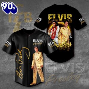 Elvis Presley Baseball Jersey  Gift For Fans