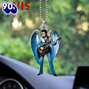 Elvis Presley ChristmasBlue Acrylic Ornament…