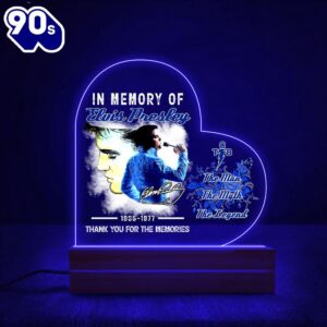 Elvis Presley Figure Night Light Led Color Change Gift Xmas