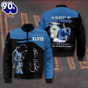 Elvis Presley In Memory 3D Bomber Jacket  For Fans