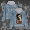 Elvis Presley In The Memory Christmas Denim Hood Jacket For Fans – Elvis Hooded Denim Jacket