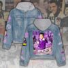 Elvis Presley Just A Gril Who Love Christmas Denim Hood Jacket For Fans – Elvis Hooded Denim Jacket