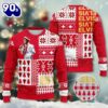 Elvis Presley King Of Rock Ugly Christmas Knitted Sweater. Gift Idea For Lovers Gift Xmas