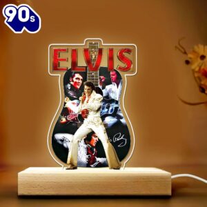Elvis Presley Led Light 7 Color Music For Fans Gift Xmas