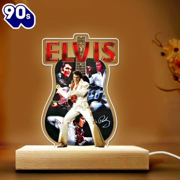 Elvis Presley Led Light 7 Color Music For Fans Gift Xmas