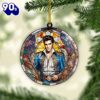 Elvis Presley Merry Christmas Acrylic Ornament Gift Xmas