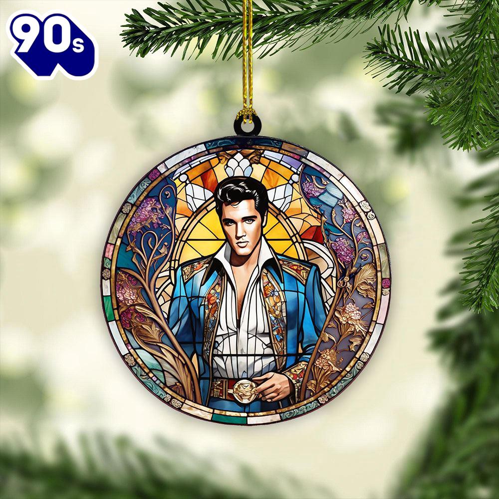 Elvis Presley Merry Christmas Acrylic Ornament Gift Xmas Elvis Presley Merry Christmas Acrylic Ornament Gift Xmas