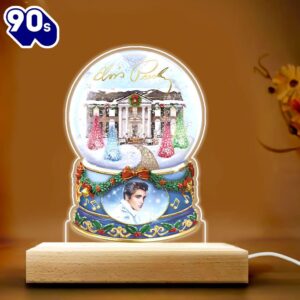 Elvis Presley Merry Christmas Led Light Gift Xmas