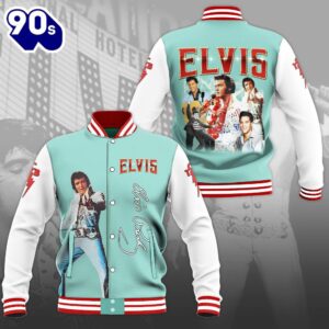 Elvis Presley Music Rock Varsity Jacket Gift Xmas