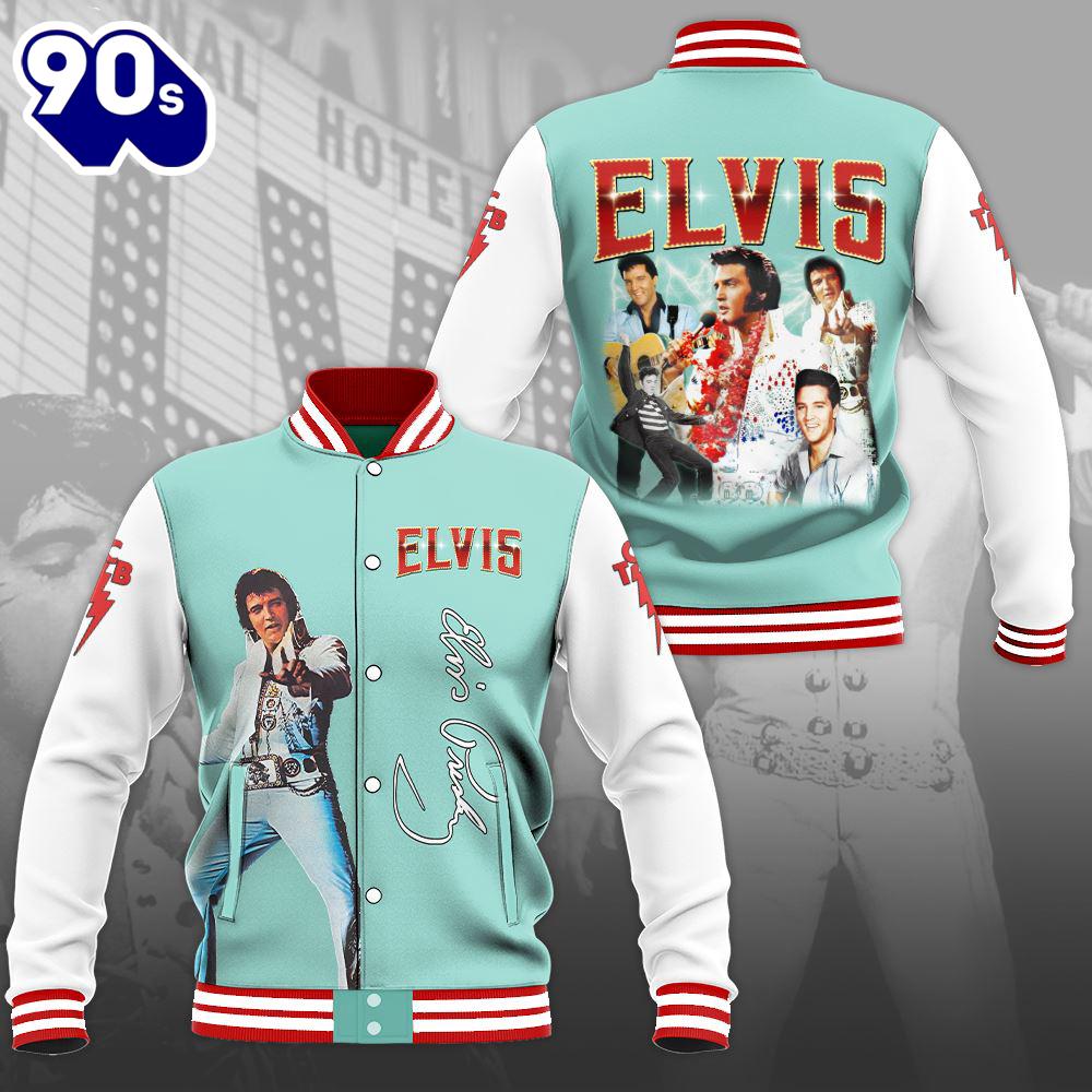 Elvis Presley Music Rock Varsity Jacket Gift Xmas Elvis Presley Music Rock Varsity Jacket Gift Xmas
