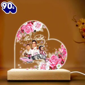 Elvis Presley My Heart Led Light Gift Xmas