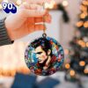 Elvis Presley Suncatcher, Elvis Presley Acrylic Ornament Gift Xmas