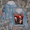 Elvis Presley The King Of Rock N Roll Christmas Denim Hood Jacket For Fans – Elvis Hooded Denim Jacket