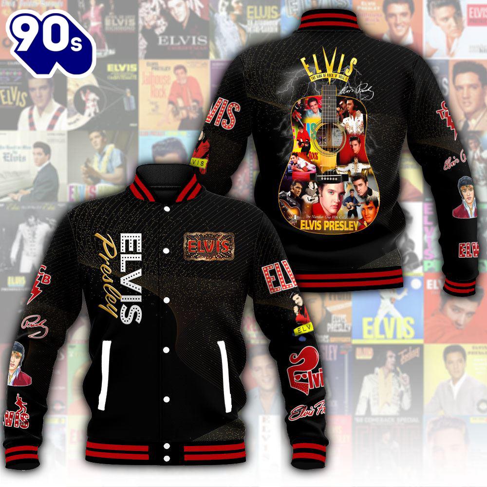 Elvis Presley Tour Music Varsity Jacket Gift Xmas Elvis Presley Tour Music Varsity Jacket Gift Xmas