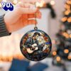 Elvis Presley Wallpaper Christmas Side Printed Acrylic Ornament Gift Xmas